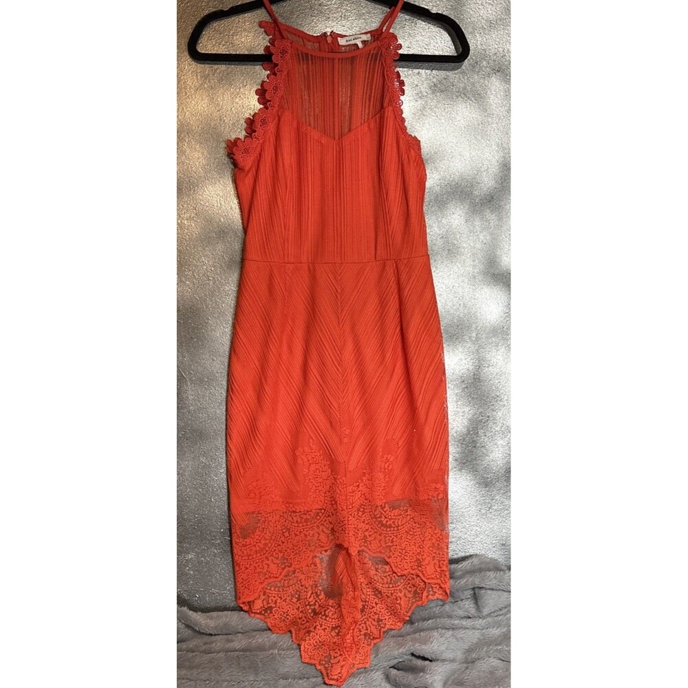 Soieblu Coral Sleeveless Lace Dress S Crochet Summer Boho Beach Party Wedding